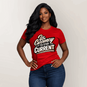 Use Currency To Stay Current-Statement Tee
